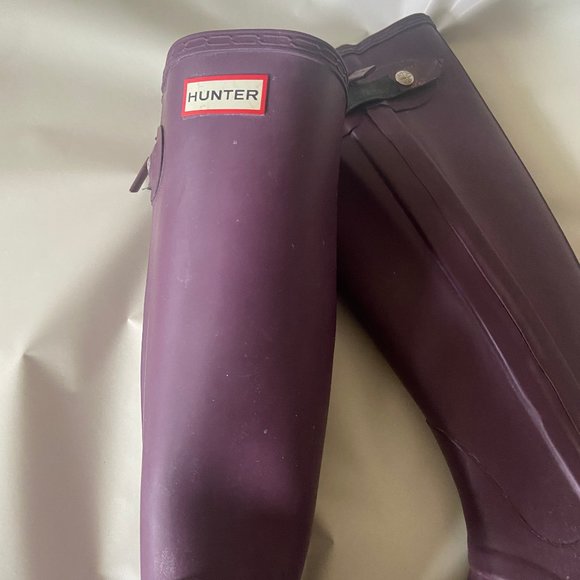 🇬🇧 Hunter Rubber Knee-High Rain Boots - Picture 3 of 7